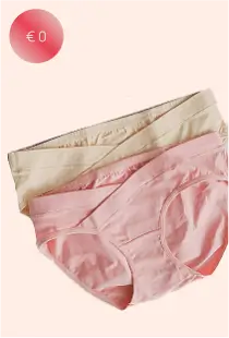 2 poros besiūlių, minkšto audinio ir pralaidžių orui nėščiųjų kelnaičių