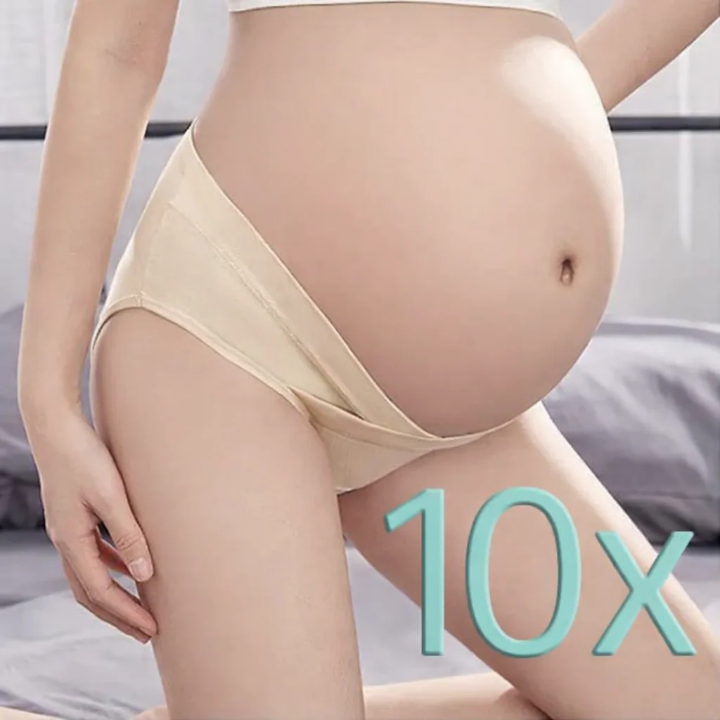 Rinkinys: 10 nėščiųjų kelnaitės