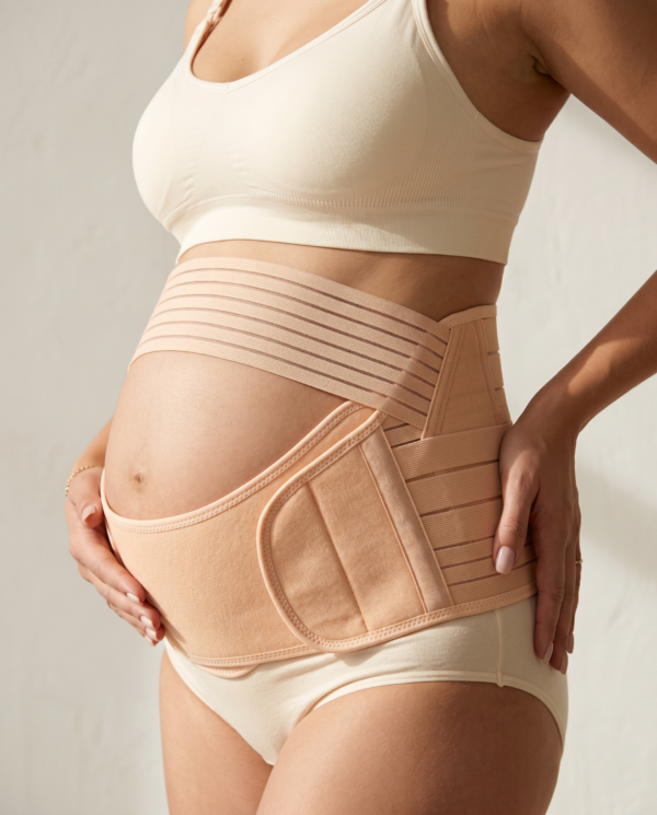 Rinkinys nėščiosioms 3in1 EasyMom – diržas, liemenėlė ir kelnaitės